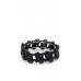 Teardrop Crystal-studded Stretch Bracelet - CC-56232