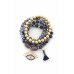 Evil Eye Bead Tassel Bracelet Set - Designer Style - CC-56886