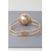 Statement Sphere Cuff Bracelet - Designer Style - CC-WH2000943