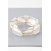 Multi Abstract Pearl Stone Tube Bracelet - Designer Style - CC-WH2001546