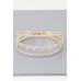 Triple Cubic Zirconia Bracelet - Designer Style - CC-WH2001230