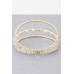 Triple Cubic Zirconia Bracelet - Designer Style - CC-WH2001230