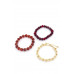 U Link Stone Beaded Bracelet Set. - Designer Style - CC-55715