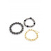 U Link Stone Beaded Bracelet Set. - Designer Style - CC-55715