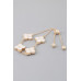 Marbled Clover Adjustable Bracelet - Designer Style - CC-WH2000748