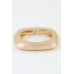 Matte Cubic Cuff Bracelet - Designer Style - CC-WH2001859