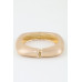 Matte Cubic Cuff Bracelet - Designer Style - CC-WH2001859