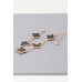 Multi Stone Clover Charm Bracelet - Designer Style - CC-WH2001264