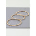 Triple Pillar Stone Beaded Bracelet - Designer Style - CC-WH2001447