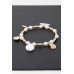 Under The Sea Pearl Charm Bracelet - Designer Style - CC-WH2000880