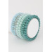 Multi Pastel Pink Crystal Beaded Bracelet - Designer Style - CC-WH2001170