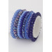 Multi Blaze Crystal Beaded Bracelet - Designer Style - CC-WH2001171