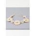 Multi Hammered Disc Bracelet - Designer Style - CC-WH2001389