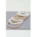 Multi Stone Beaded Bracelet - Designer Style - CC-WH2001448
