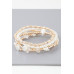 Multi Pearl Clover Beaded Bracelet - Designer Style - CC-WH2001548