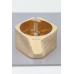 Hammered Wide Cubic Cuff Bracelet - Designer Style - CC-WH2001855