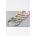 Multicolor Crystal Beaded Bracelet - Designer Style - CC-WH2000893