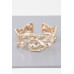 Abstract Ripple Open Cuff Bracelet - Designer Style - CC-WH2001585