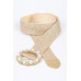 Metallic Stretch Waistband W/pearl Alloy Bucklt - CC-WH2001287