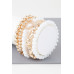 Multi Frosty Bead Bracelet - Designer Style - CC-WH2001058