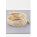 Coiled Bejeweled Snake Bracelet - Designer Style - CC-WH2001179
