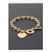 Heart Lock Pendant Toggle Bracelet - Designer Style - CC-WH2001241