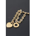 Heart Lock Pendant Toggle Bracelet - Designer Style - CC-WH2001241