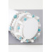 Multi Stone N Pearl Beaded Bracelet - Designer Style - CC-WH2001551