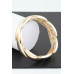 Shiny Overlapping Leaves Bracelet - Designer Style - CC-WH2001172