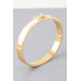 Bright H Cuff Bracelet - Designer Style - CC-WH2001236