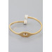 Twin Bejeweled Nail Wrap Bracelet - Designer Style - CC-WH2001461