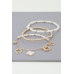 Multi Clover Charm Bracelet - Designer Style - CC-WH2001824