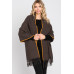 Patterned Solid Fringe Scarf - CC-WH2001393