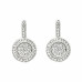 Round Crystal Earring - Designer Style - CC-57726