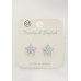 Crystal Star Post Earring - Designer Style - CC-57504