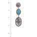 Oval Dangle Earring - Designer Style - CC-57887