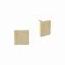 15mm Square Shaped Alloy Post Earring - CC-58241