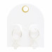 Moroccan Shape Hoop Earring - Designer Style - CC-58242