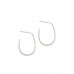 Texture Alloy Round Drop Earring - CC-52432