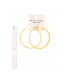 Contemporary Style 2 Inch Open Hoop Earring - CC-52025