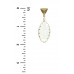 Triangle Resin Dangle Earring - Designer Style - CC-55035