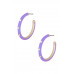 Color Alloy Hoop Earring - CC-56393