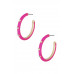 Color Alloy Hoop Earring - CC-56393