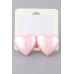 Luminous Heart Stud Earrings - Designer Style - CC-WH2000960
