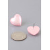 Luminous Heart Stud Earrings - Designer Style - CC-WH2000960
