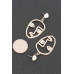 Alloy Face Earring - CC-WH2001040