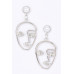 Alloy Face Earring - CC-WH2001040