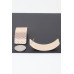 Indented Curved Plate Earrings - Designer Style - CC-WH2001244