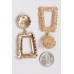 Hammered Day To Day Earrings - Designer Style - CC-WH2001313