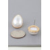 Modest Pearl Teardrop Earrings - Designer Style - CC-WH2001812